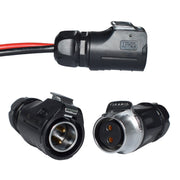 Connettore display LED femmina con spina aeronautica a 2 core da MC4 a LP20, MC4 to LP20