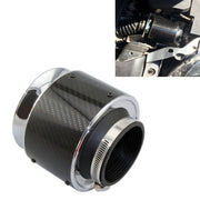 XH-UN013 Filtro dell'aria stile testa a fungo in fibra di carbonio ad alto flusso modificato universale per auto, XH-UN013