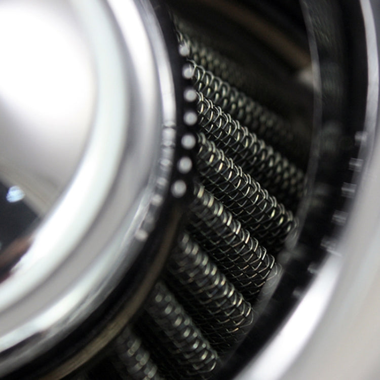 Filtro aria auto testa a fungo fibra di carbonio 76 mm