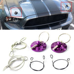 XH-6049 Coperchio serratura cofano motore in alluminio da corsa modificato universale senza punzonatura, XH-6049(Black), XH-6049(Gold), XH-6049(Blue), XH-6049(Purple), XH-6049(Red), XH-6049(Silver)