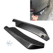 XH-6134 Adesivo per protezione striscia barra protettiva spoiler posteriore modificato universale per auto nera, Black