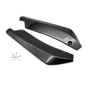 XH-6134 Adesivo per protezione striscia barra protettiva spoiler posteriore modificato universale per auto nera, Black