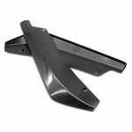 XH-6134 Adesivo per protezione striscia barra protettiva spoiler posteriore modificato universale per auto nera, Black
