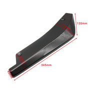 XH-6134 Adesivo per protezione striscia barra protettiva spoiler posteriore modificato universale per auto nera, Black
