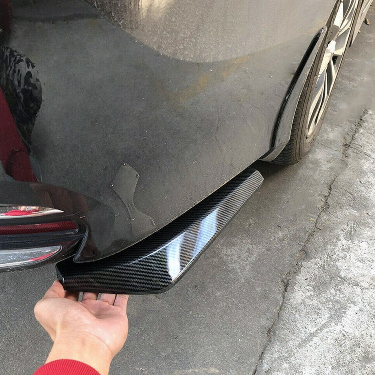 XH-6134 Adesivo per protezione striscia barra protettiva spoiler posteriore modificato universale per auto nera, Black