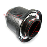 XH-UN005 Filtro di aspirazione stile testa a fungo ad alto flusso modificato universale per auto per filtro dell'aria da 76 mm, XH-UN005(Carbon Fiber Black), XH-UN005(Blue), XH-UN005(Red), XH-UN005(Silver)