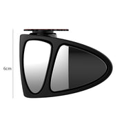 3R-146 Specchietto retrovisore ausiliario per punto cieco 3 in 1 per auto Specchietto retrovisore 146 per ruota anteriore per lato destro, 3 in 1 Black Right