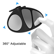 3R-146 Specchietto retrovisore ausiliario per punto cieco 3 in 1 per auto Specchietto retrovisore 146 per ruota anteriore per lato destro, 3 in 1 Black Right