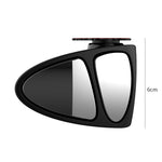 3R-151 Specchietto retrovisore ausiliario per punto cieco 3 in 1 per auto Specchietto retrovisore 146 per ruota anteriore per lato sinistro, 3 in 1 Black Left
