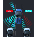 3R-151 Specchietto retrovisore ausiliario per punto cieco 3 in 1 per auto Specchietto retrovisore 146 per ruota anteriore per lato sinistro, 3 in 1 Black Left