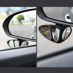 3R-151 Specchietto retrovisore ausiliario per punto cieco 3 in 1 per auto Specchietto retrovisore 146 per ruota anteriore per lato sinistro, 3 in 1 Black Left