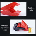 Gancio per clip di fissaggio a parete multifunzionale per clip per pulizia del poggiapiedi per auto, Wall Mounted Fixing Clip Hook