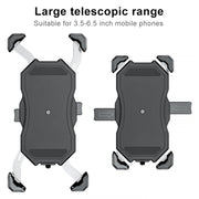 Supporto per telefono con staffa di fissaggio a contrazione semiautomatica per moto/bicicletta, Phone Holder