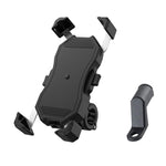 Supporto telefono con fissaggio semiautomatico per moto e bici