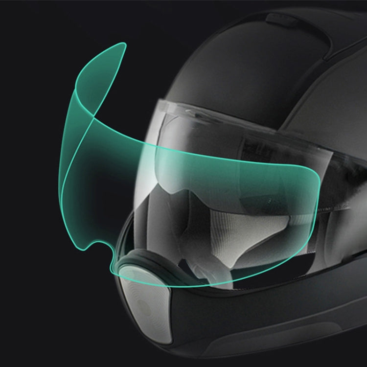 Pellicola antiappannamento per visiera casco moto 24,5x7,5cm