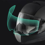 Pellicola per casco visiera per casco moto antiappannamento, 24.5x7.5cm