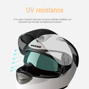 Pellicola per casco visiera per casco moto antiappannamento, 24.5x7.5cm