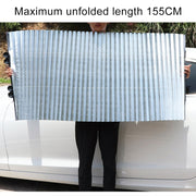 Ventosa per auto, parabrezza retrattile, parasole, copertura parasole per protezione solare UV, dimensioni: 46 cm, Sucker Suction Cups, 46cm