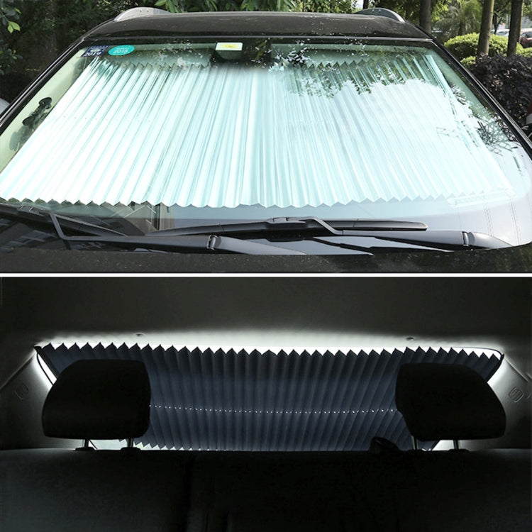 Ventosa per auto, parabrezza retrattile, parasole, copertura parasole per protezione solare dai raggi UV, dimensioni: 65 cm, Sucker Suction Cups, 65cm