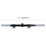 Ventosa per auto, parabrezza retrattile, parasole, copertura parasole per protezione solare dai raggi UV, dimensioni: 65 cm, Sucker Suction Cups, 65cm