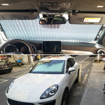 Ventosa per auto, parabrezza retrattile, parasole, copertura parasole per protezione solare dai raggi UV, dimensioni: 65 cm, Sucker Suction Cups, 65cm
