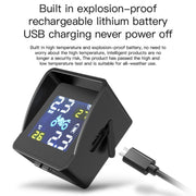 Monitor esterno per pneumatici senza fili universale per moto ad alta precisione a energia solare TPMS Sistema di allarme pressione pneumatici, Motorcycle External Tire Monitor