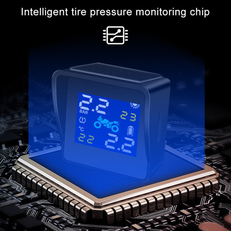 Monitor pressione pneumatici moto wireless con ricarica solare