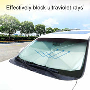 Parasole retrattile per auto Protezione solare Isolamento termico Parasole per parabrezza anteriore, di grandi dimensioni, Large Size
