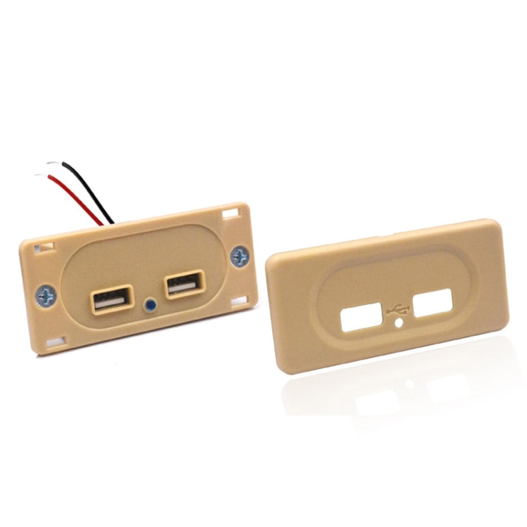 Caricatore doppio USB per auto con cavo corto 3,1A