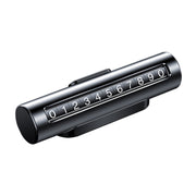 Carta per numero di parcheggio temporaneo creativo con rullo in metallo per auto, Metal Roller(Black), Metal Roller(Red), Metal Roller(Silver), Metal Roller (Silver Grey)