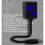 Lampada per atmosfera stellata con luci stellari rotanti per auto IPX4 da 5 V 0,1 W, C-206 (Blue Light), C-206 (Red Light)
