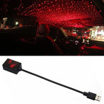Lampada per atmosfera stellata con luci stellari rotanti per auto IPX4 da 5 V 0,1 W, C-206 (Blue Light), C-206 (Red Light)