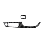 Adesivo decorativo per pannello di sollevamento con guida a destra per auto in fibra di carbonio 2 in 1 per BMW E92 2005-2012, For BMW