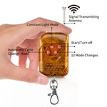 Luce stroboscopica LED 18W 12V-24V 12 LED 16 modalità wireless