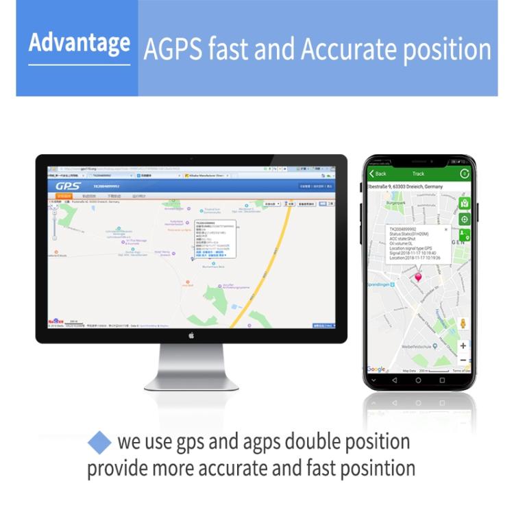 TK600 2G GPS / GPRS / GSM Tracker GPS per tracciamento di veicoli per camion per auto in tempo reale magnetico potente, TK600