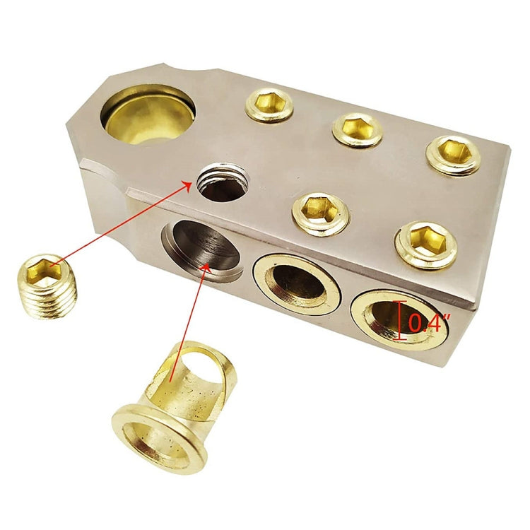 Connettore terminale batteria al piombo modificato audio per auto da 1 paio, Audio Terminal