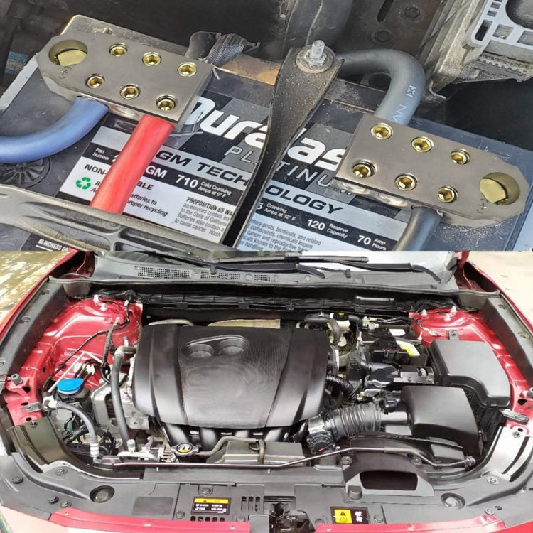 Connettore terminale batteria al piombo modificato audio per auto da 1 paio, Audio Terminal