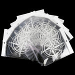 Adesivo decorativo casuale con motivo bussola per auto da 10 pezzi bianco, White