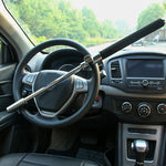 Antifurto per volante telescopico regolabile a forma di U per auto, without Safety Hammer