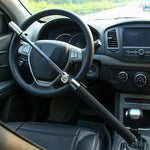 Antifurto per volante telescopico regolabile a forma di U per auto, without Safety Hammer