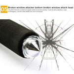 Blocco del volante telescopico regolabile a forma di U per auto, blocco cifrato antifurto con martello di sicurezza, with Safety Hammer