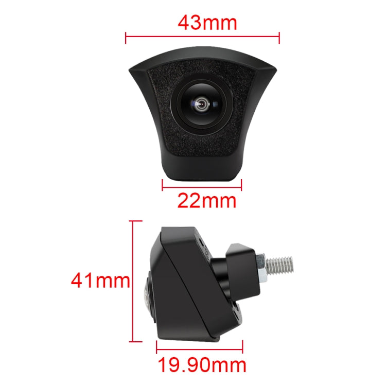 Telecamera frontale per auto HD con angolo orizzontale di 150 gradi per Audi, For Audi