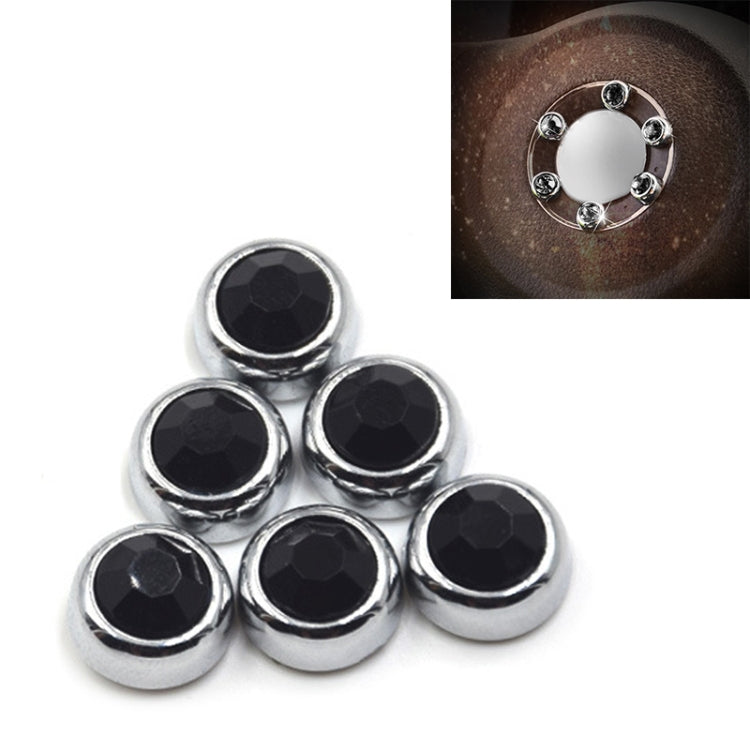Set di adesivi con diamanti per auto 6 in 1, decorazione in cristallo di personalità
