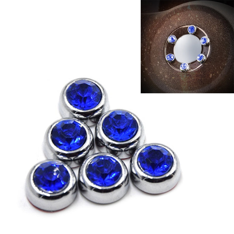 Set di adesivi con diamanti per auto 6 in 1, decorazione in cristallo di personalità