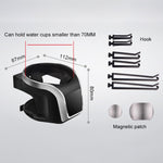 Supporto per telefono con supporto magnetico per tazza per bevande con presa d'aria per auto 2 in 1, 2 in 1 Phone Holder, 2 in 1 Phone Holder(Red)