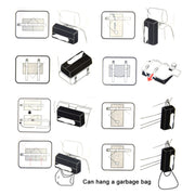 Scatola per fazzoletti in pelle PU per auto, dimensioni: 24x13x5 cm, Car Tissue Box