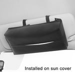 Scatola per fazzoletti in pelle PU per auto, dimensioni: 24x13x5 cm, Car Tissue Box