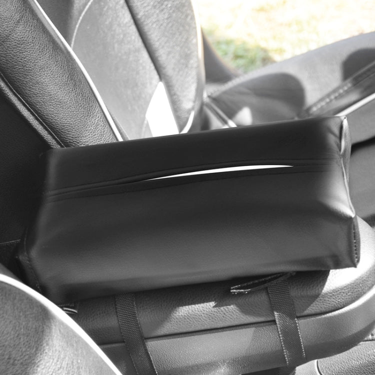 Scatola per fazzoletti in pelle PU per auto, dimensioni: 24x13x5 cm, Car Tissue Box