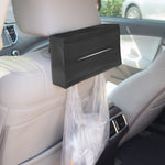 Scatola per fazzoletti in pelle PU per auto, dimensioni: 24x13x5 cm, Car Tissue Box