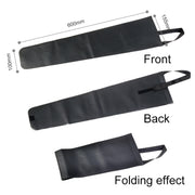 Borsa portaoggetti impermeabile pieghevole per copertura ombrello per auto, Black